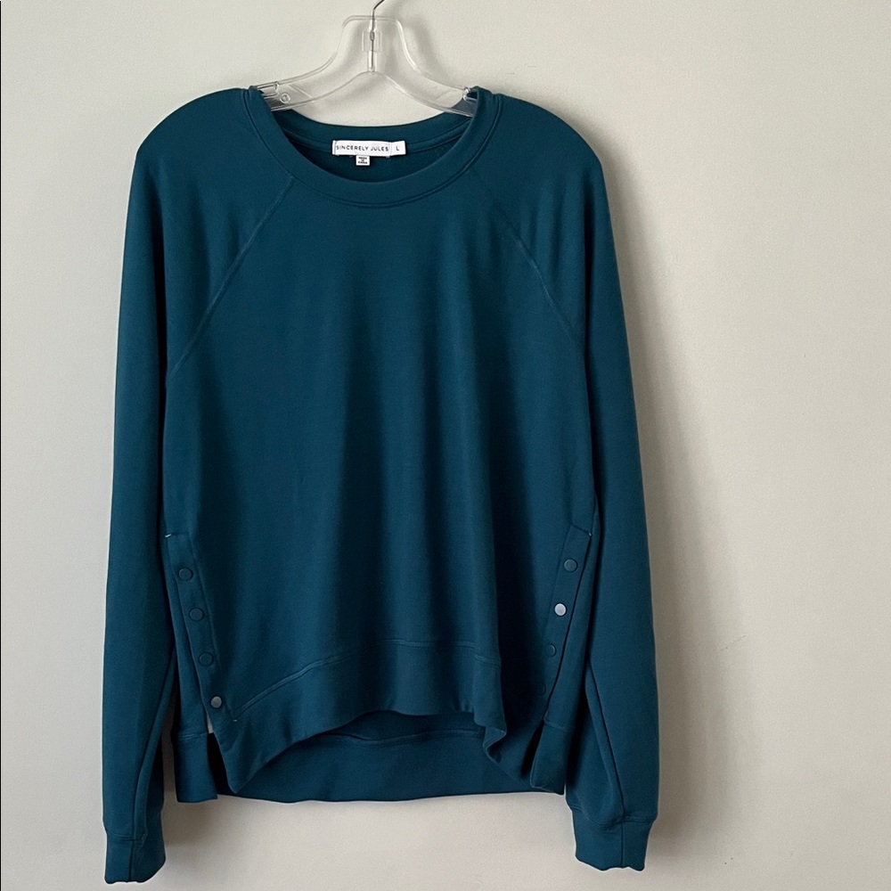 Sincerely Jules Deep Teal Knit Top